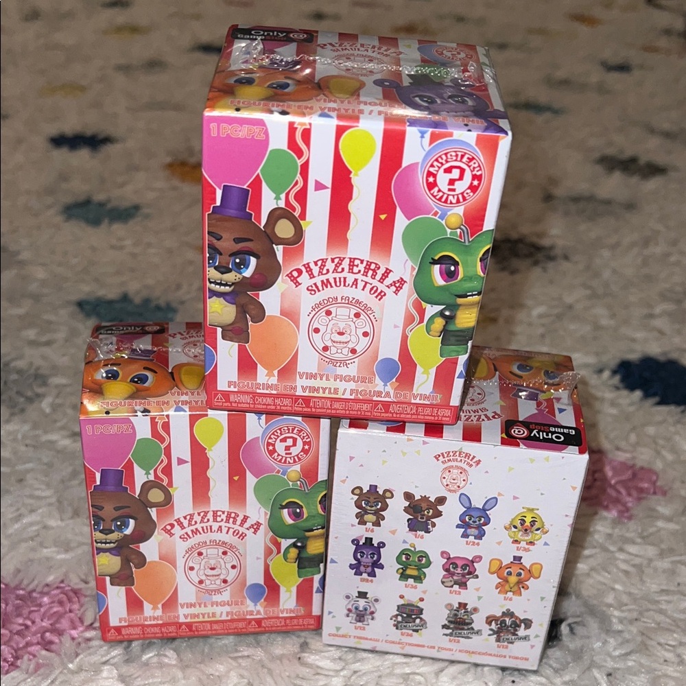Pizzeria Simulator Vinyl Figure Set - Multicolor